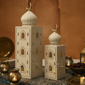 طقم فانوس مئذنة 2 قطعة