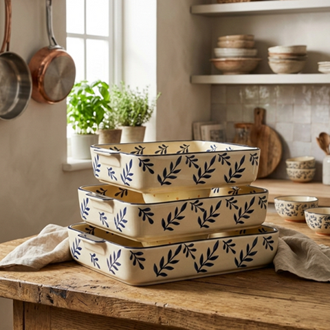 Image of طقم طواجن فلوري 3 قطع