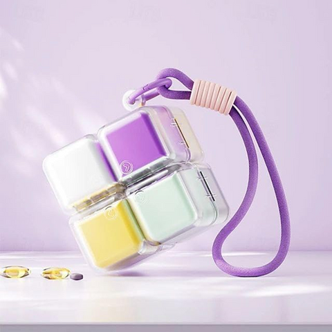 Image of علبة حفظ الأدوية متعددة الخانات