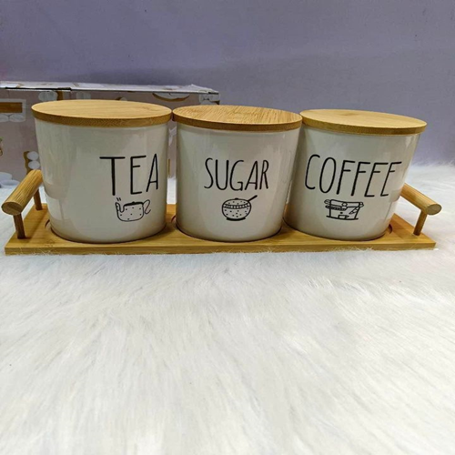 طقم برطمانات بورسلين 3 قطع