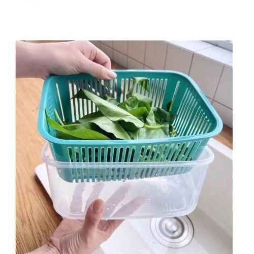 علب ثلاجة بالمصفاة 5 قطع