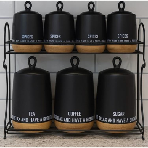 طقم برطمانات 7 قطع بالاستاند