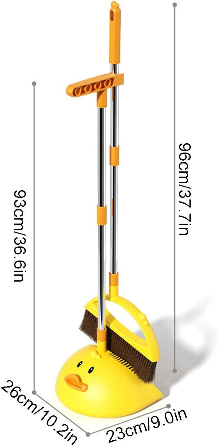 طقم جاروف بالمقشة شكل بطوط