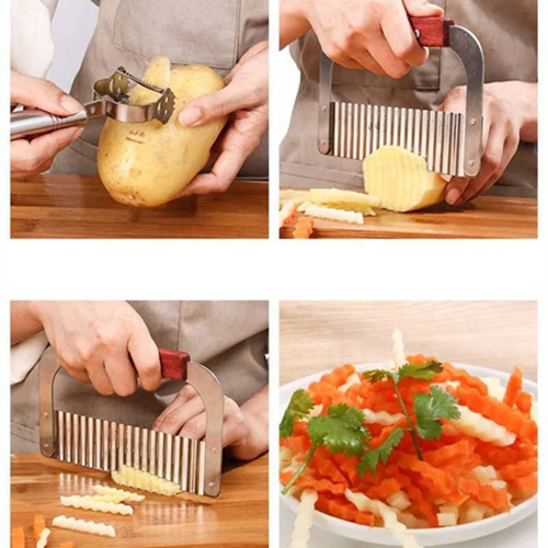 سكين تقطيع البطاطس والمخللات