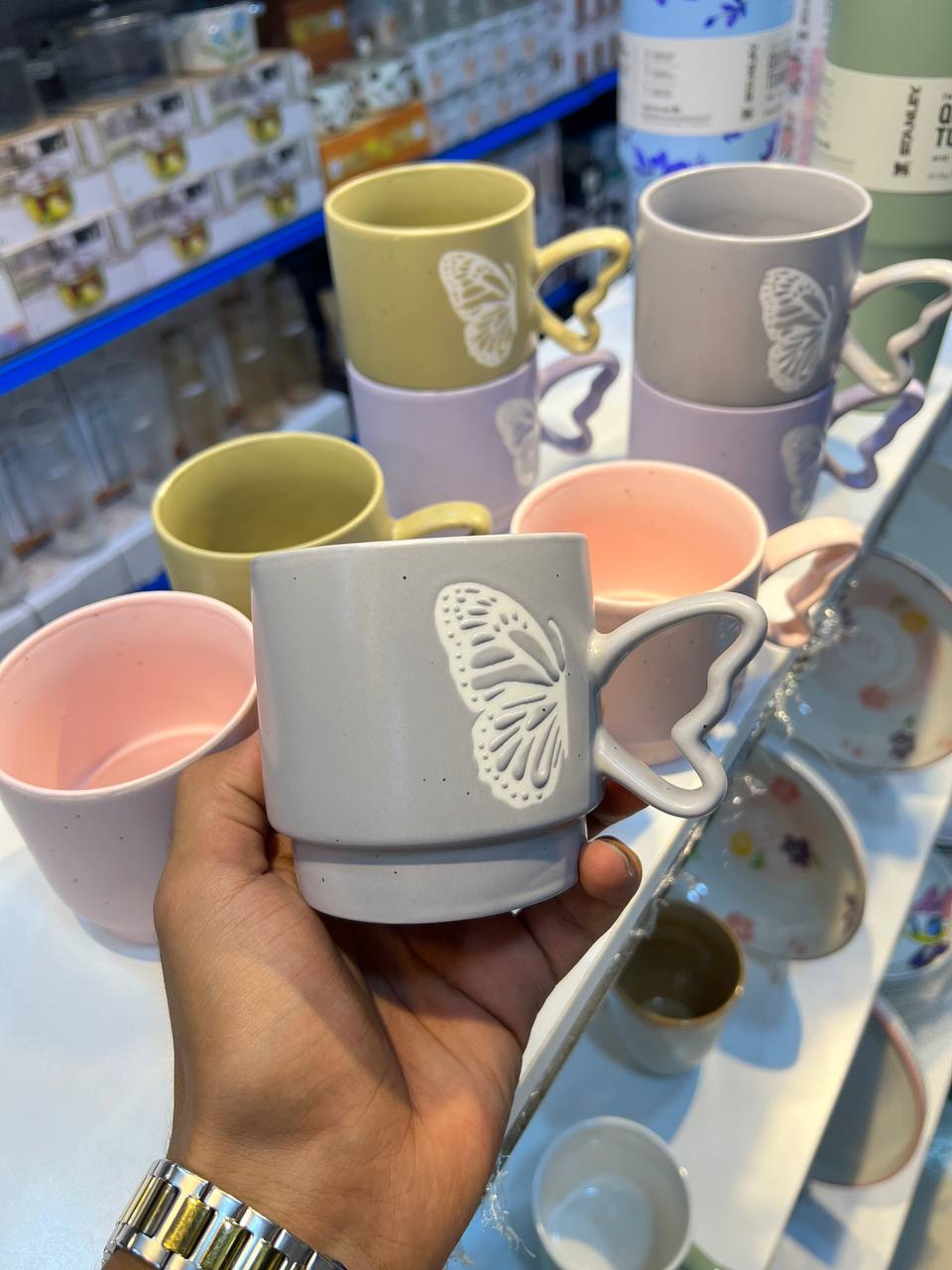 طقم مجات فراشة 4 قطع