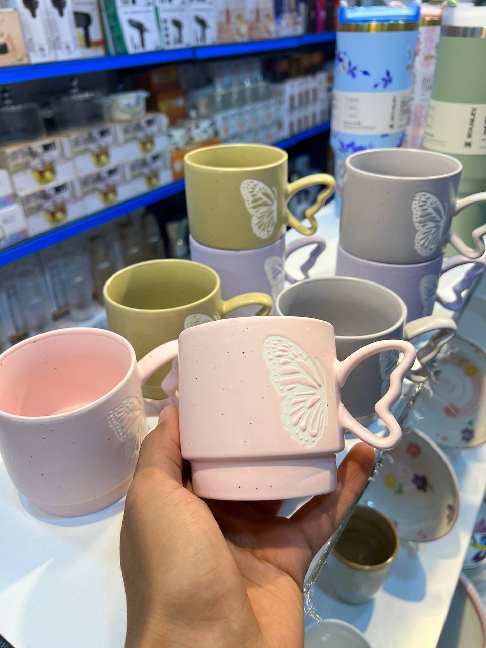 طقم مجات فراشة 4 قطع