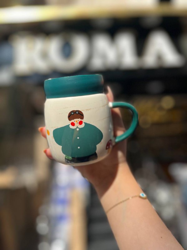 مج بغطاء برسومات كرتونية