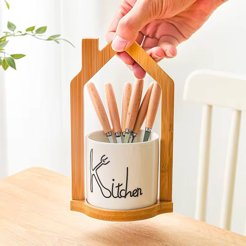 طقم معالق وشوك 6 قطع بالاستاند