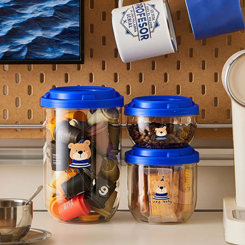 طقم علب شكل دب 3 قطع