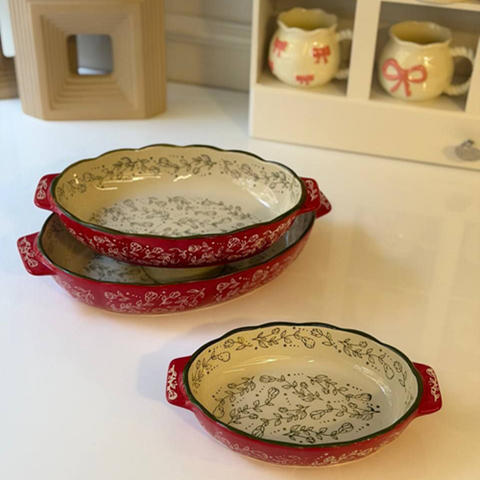 Image of طقم طواجن بورسلين 3 قطع