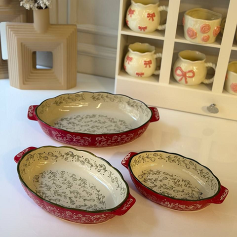 Image of طقم طواجن بورسلين 3 قطع