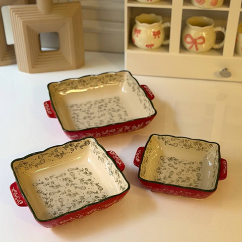 Image of طقم طواجن بورسلين 3 قطع