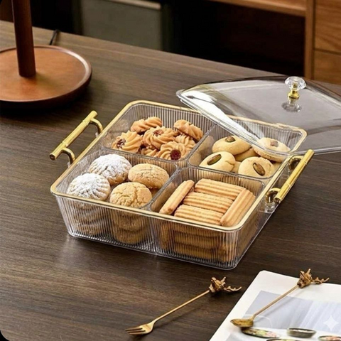 Image of بوكس الكحك والتسالي مقسم 4 بولات