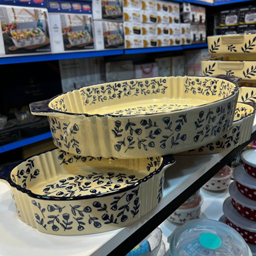 طقم طواجن فلوري 3 قطع