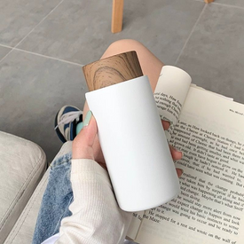 ترمس ميني بغطاء خشبي