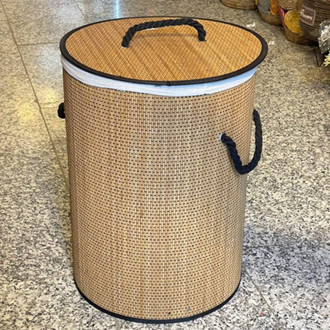 Image of سلة غسيل من خشب البامبو