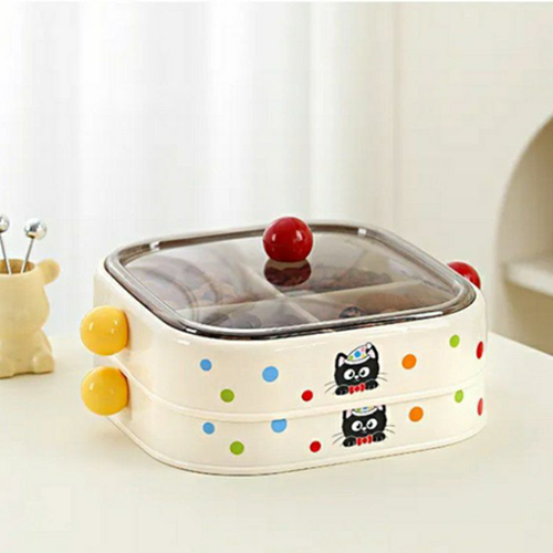 طبق تسالي مقسم 2 دور