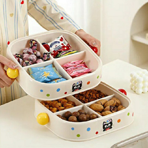 طبق تسالي مقسم 2 دور