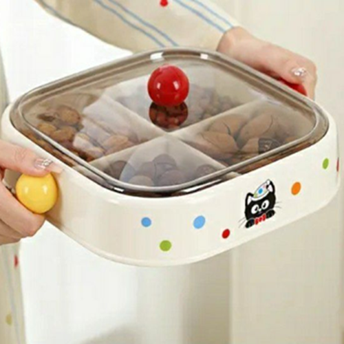 طبق تسالي مقسم 2 دور