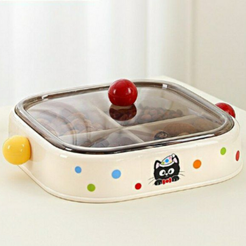 Image of طبق تسالي مقسم 2 دور