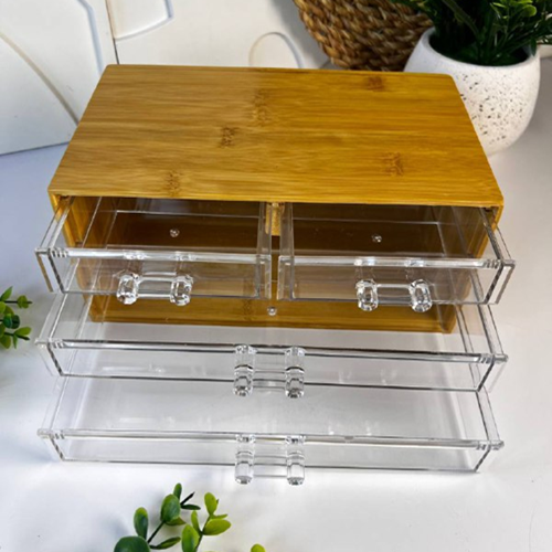 منظم خشبي 4 درج