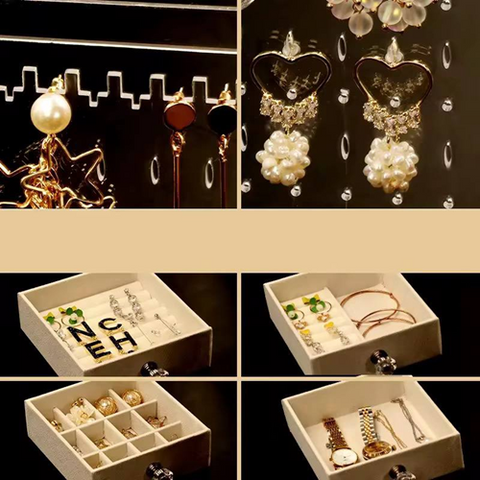 Image of منظم إكسسوارات أكريليك 4 درج