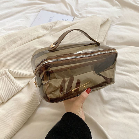 Image of شنطة ميكب شفافة