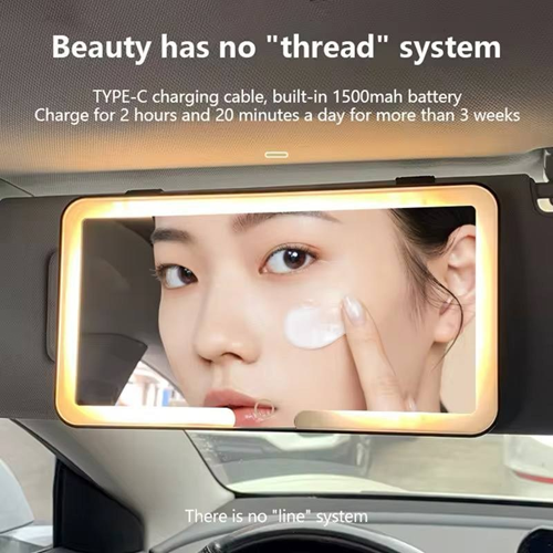 مراية السيارة بإضاءة LED