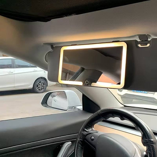 مراية السيارة بإضاءة LED