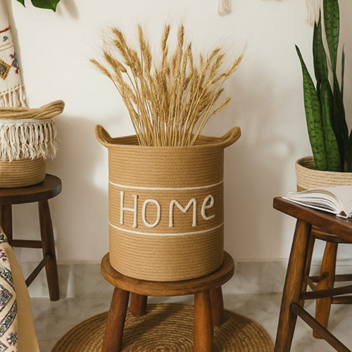 سلة كتان متعددة الاستخدامات