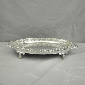 سرفيس فضي بيضاوي