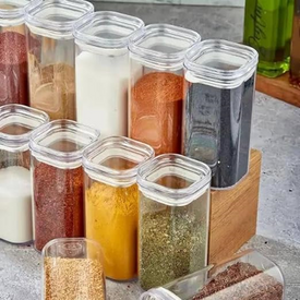 طقم برطمانات أكليريك 12 قطعة