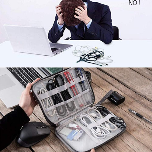 منظم السفر للشواحن والإكسسوارات