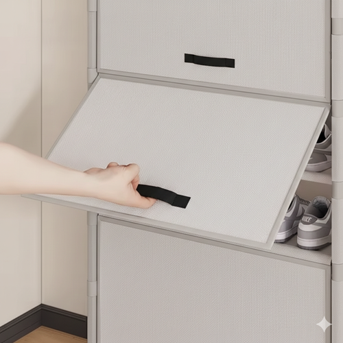 جزامة قماش بقوائم معدن 6 دور