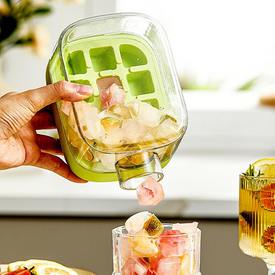 زجاجة مكعبات الثلج 2 في 1