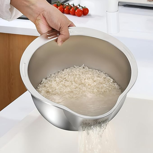 مصفاة ستانلس للأرز