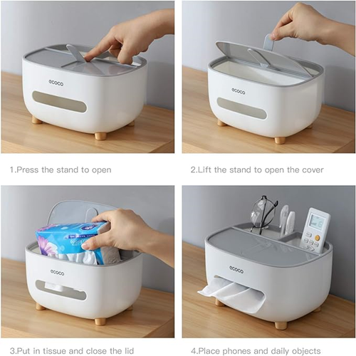 علبة مناديل 2 فى 1