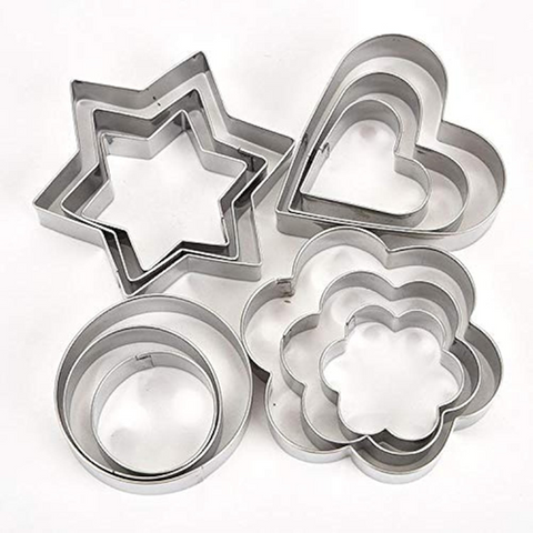 Image of طقم قطاعات ستانلس 12 قطعة