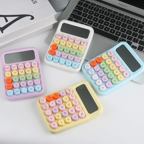 آلة حاسبة ملونة بشااشة LCD