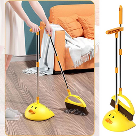 طقم جاروف بالمقشة شكل بطوط