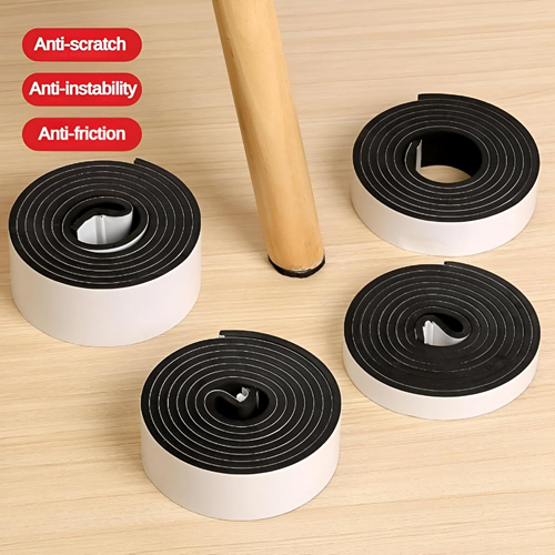 بكرة لاصق فوم مضاد لانزلاق الكراسي