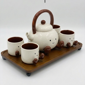 طقم تقديم الشاي 6 قطع