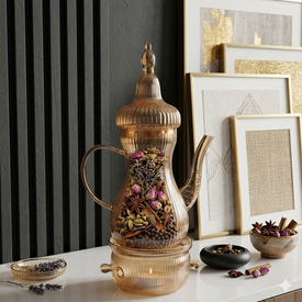 إبريق شاي عربي زجاجي