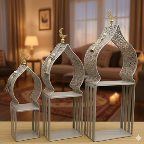 طقم مئذنة ديكور 3 قطع