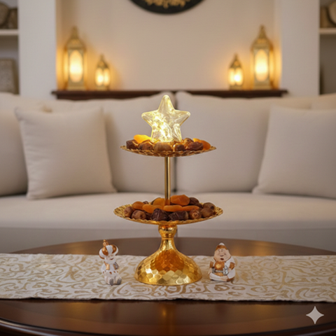 Image of شيالة جولد 2 دور أشكال هلال ونجمة