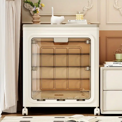 Image of صندوق تخزين بعجل قابل للطي