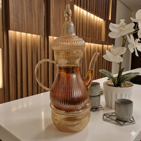 إبريق شاي عربي زجاجي