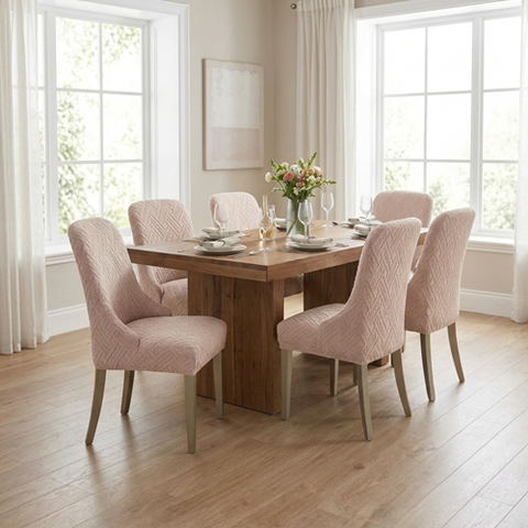 Image of طقم كفرات كراسي سفرة مودرن