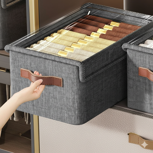 بوكس منظم ملابس بالغطاء