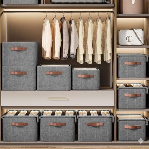 Image of بوكس منظم ملابس بالغطاء